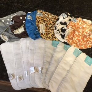 FuzziBunz cloth diaper lot